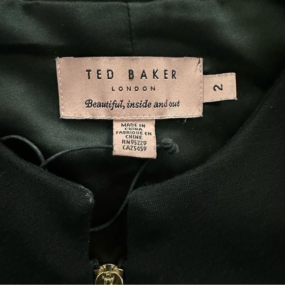 EUC Women’s Ted Baker Black Sleeveless Dress! - Picture 4 of 6